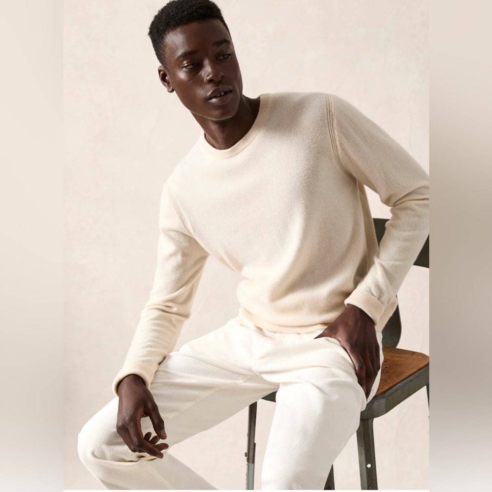 Todd Snyder Cream Cardigan Sweater